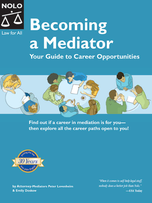 Title details for Becoming a Mediator by Peter Lovenheim - Available